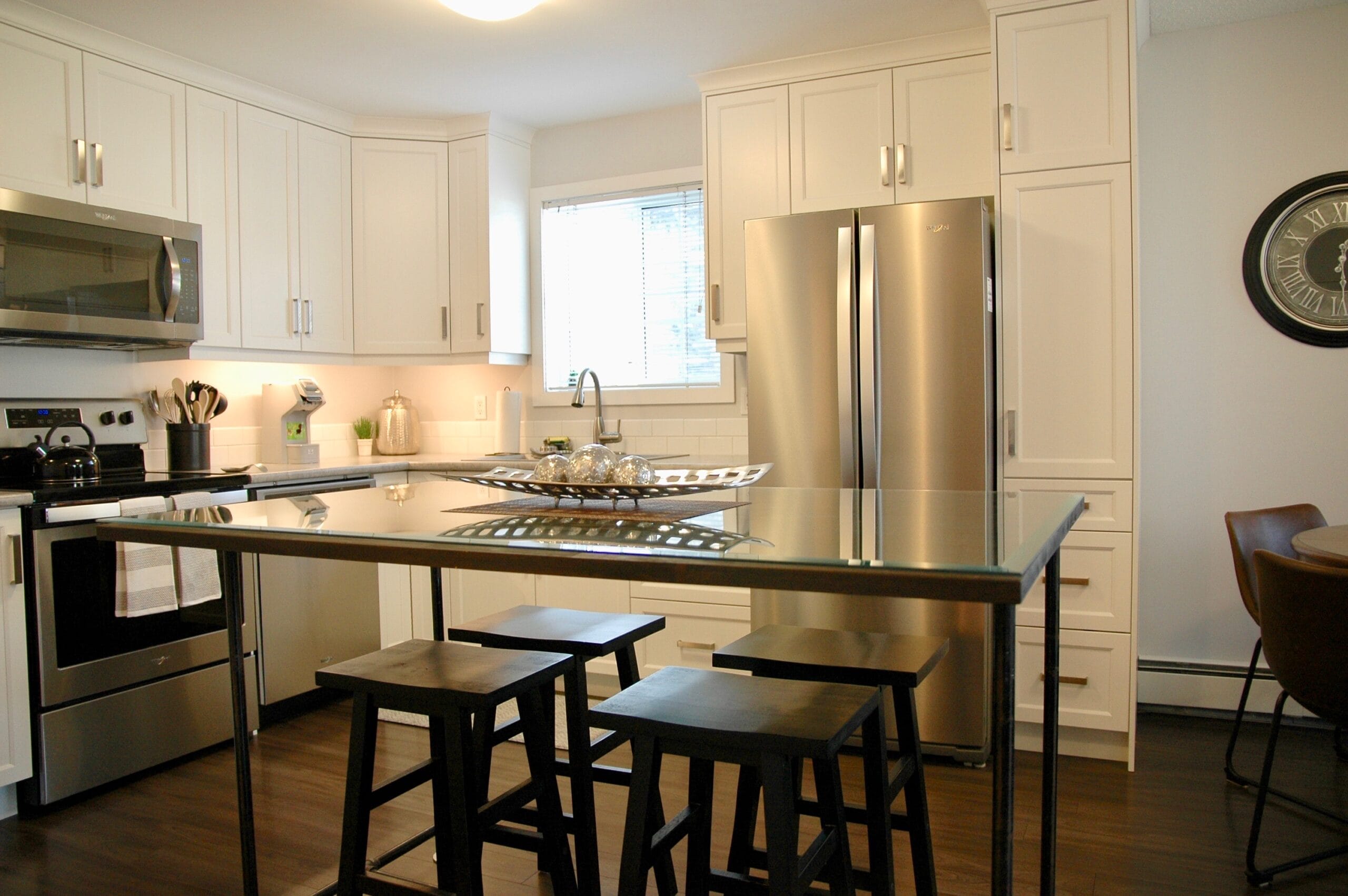 The Madison fully supplied kitchen