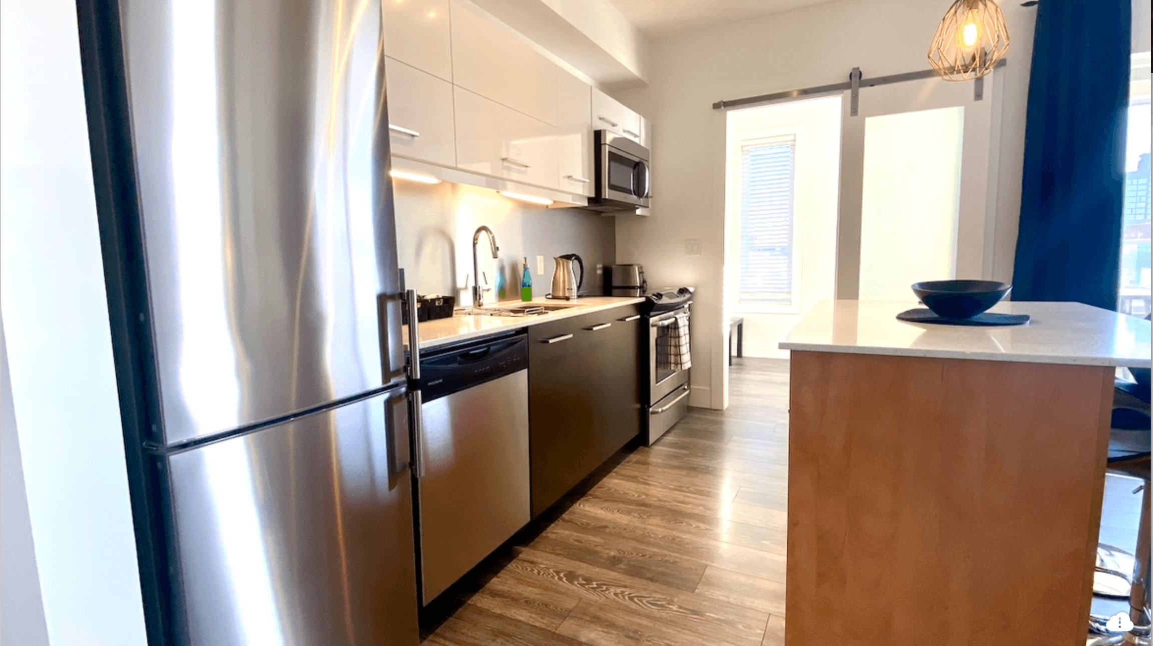 The Banks fully supplied kitchen